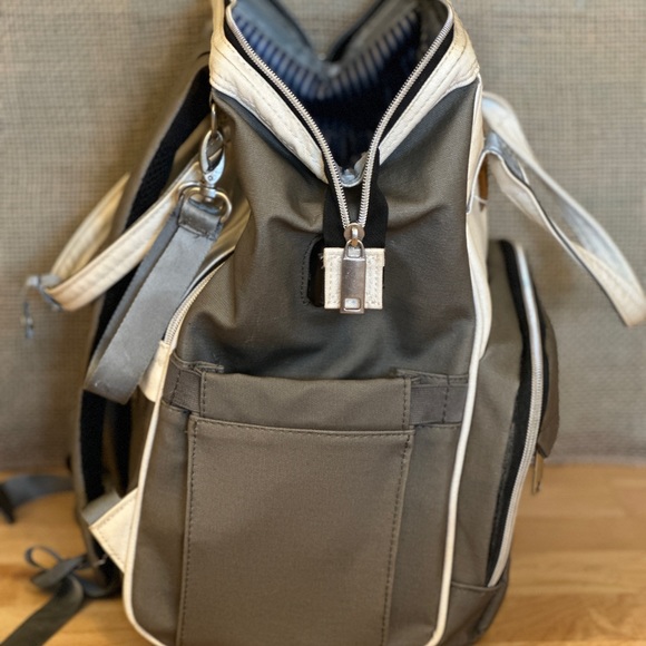 Sleepy Panda - Lizzie Canvas Diaper Bag - Backpack - Picture 8 of 9